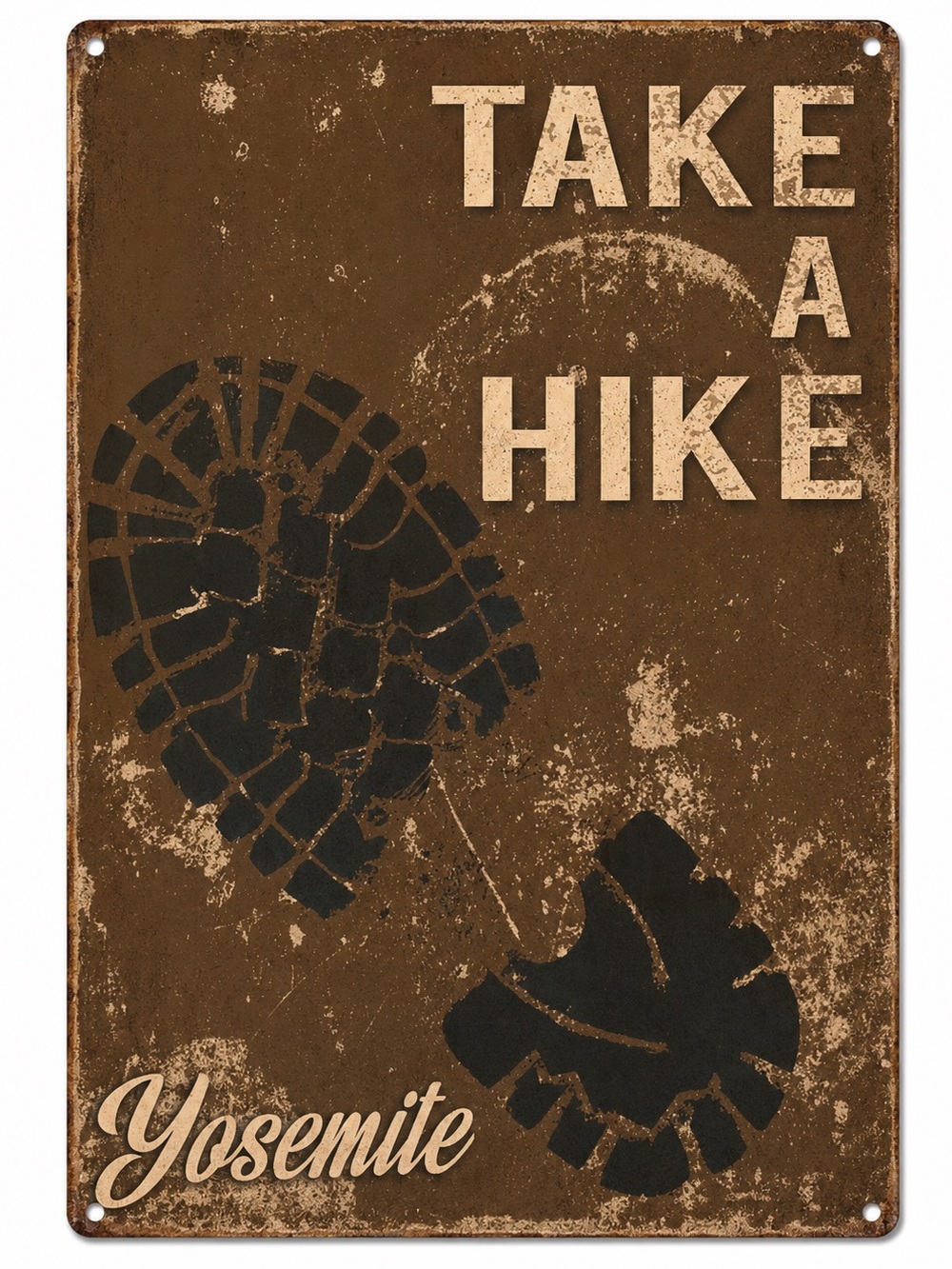 NEW Yosemite National Park Take A Hike Metal Sign